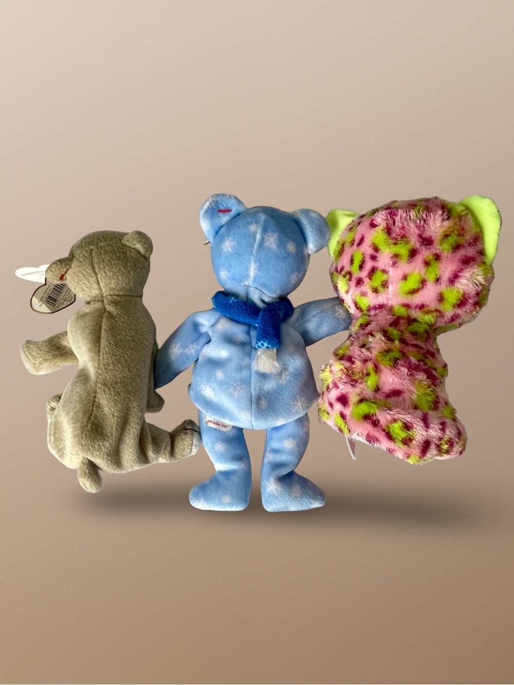 Vintage Ty Plush Collector's Lot - 3 Piece Bear & Boo Bundle - Picture 2 of 8